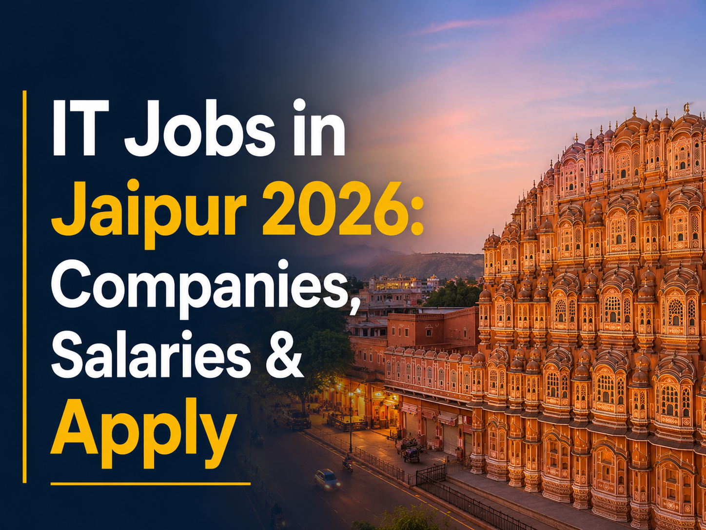 IT Jobs in Jaipur 2026: Companies, Salaries & Apply