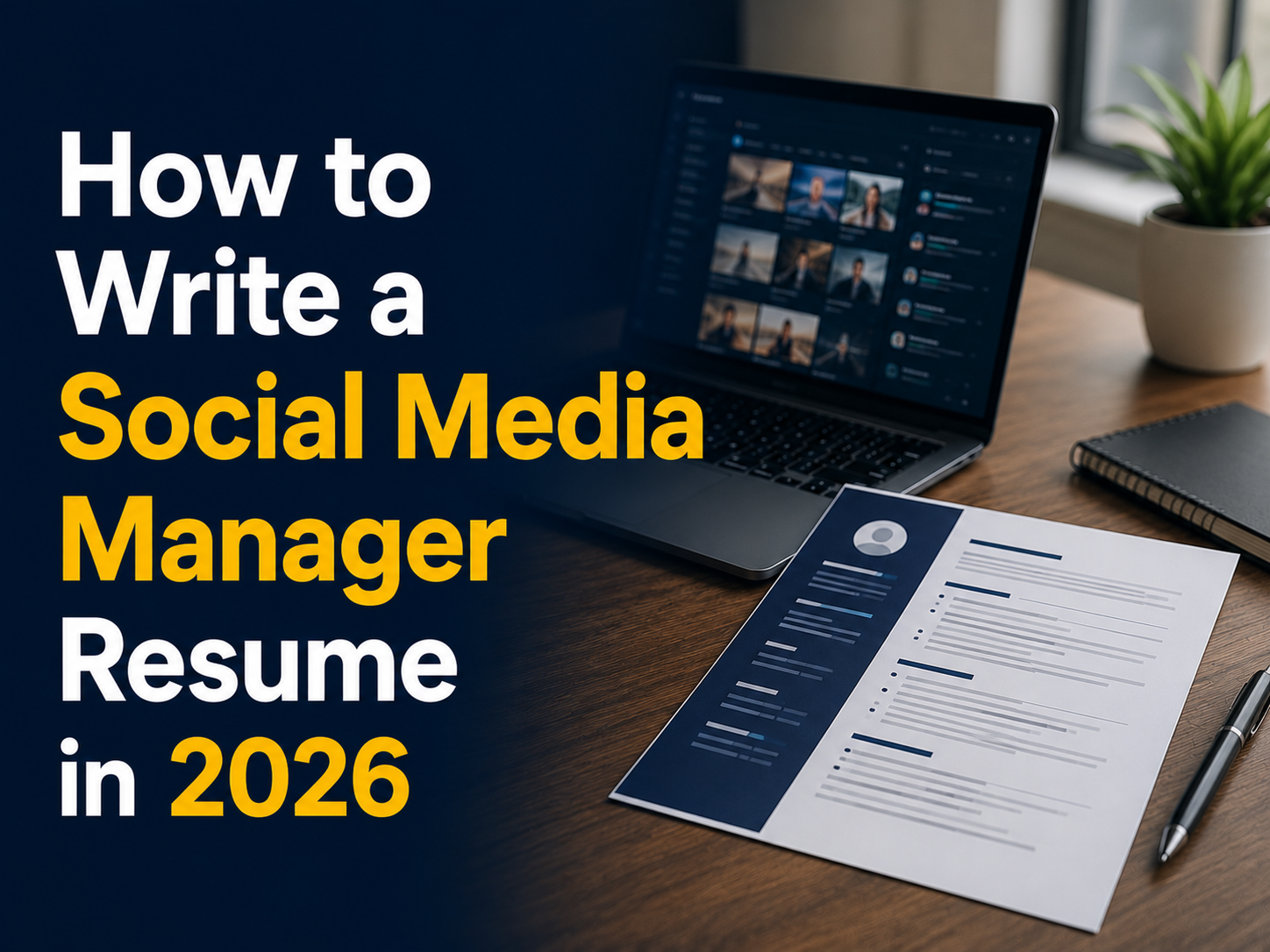 How to Write a Social Media Manager Resume in 2026 (Sample & Tips)