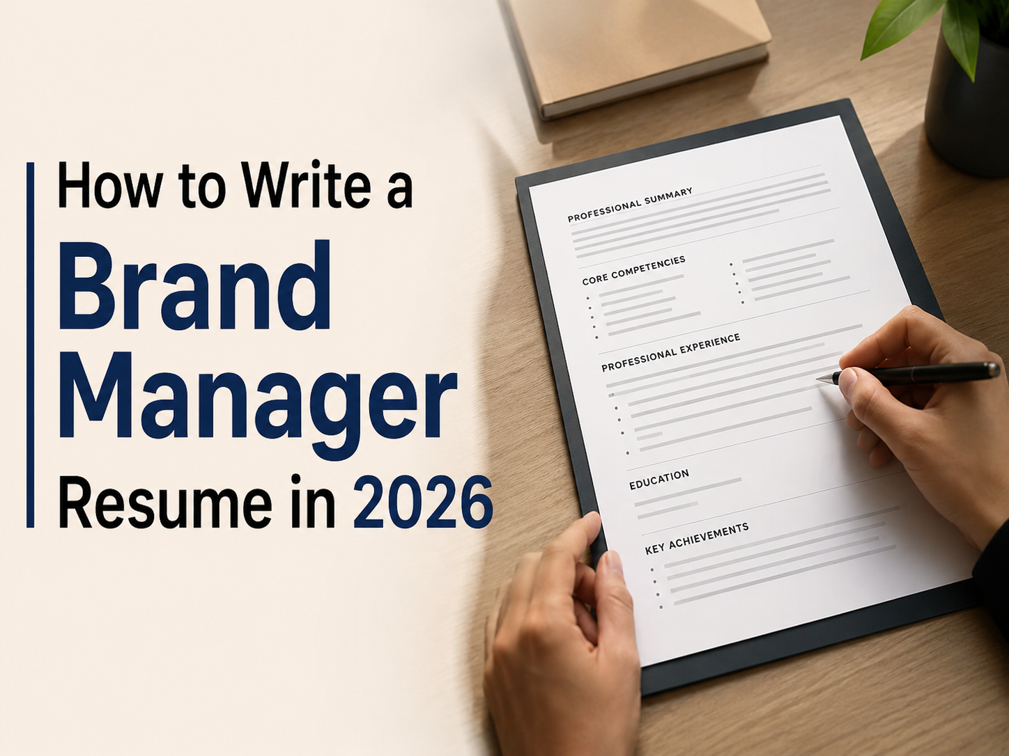 How to Write a Brand Manager Resume in 2026 (Sample & Tips)