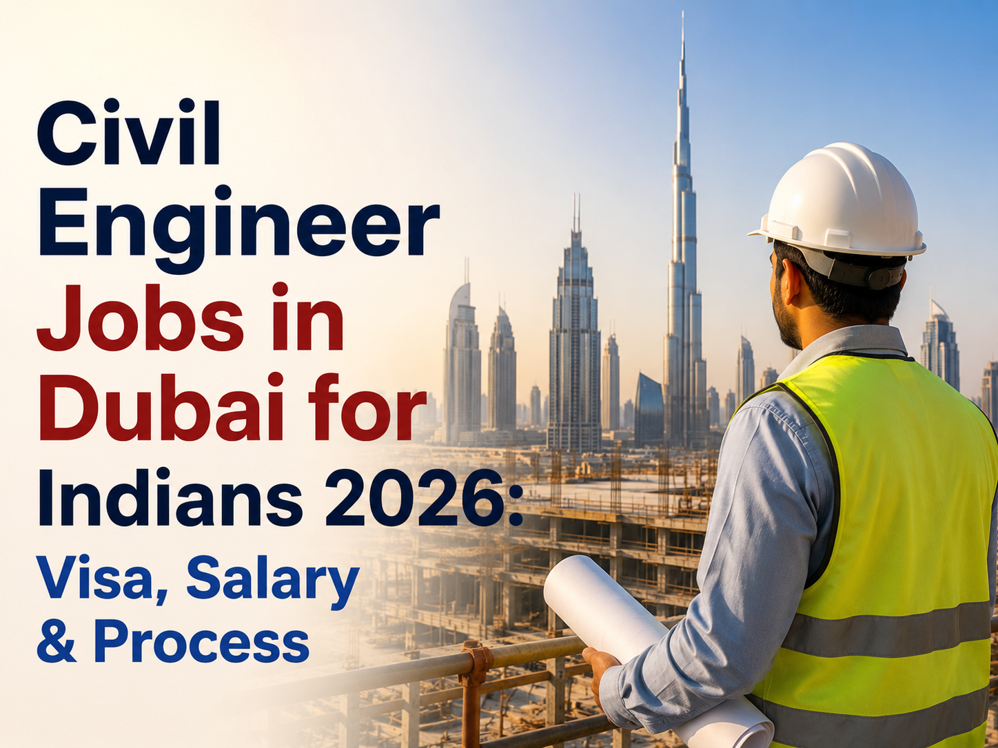 Civil Engineer Jobs in Dubai for Indians 2026: Visa, Salary & Process