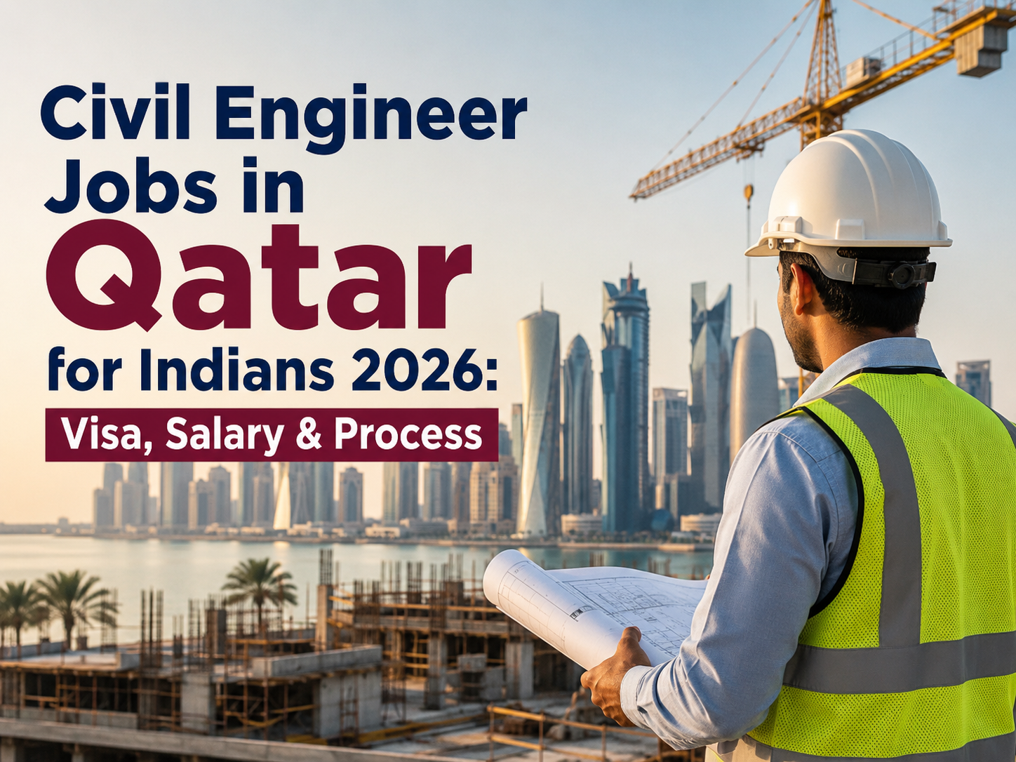 Civil Engineer Jobs in Qatar for Indians 2026: Visa, Salary & Process