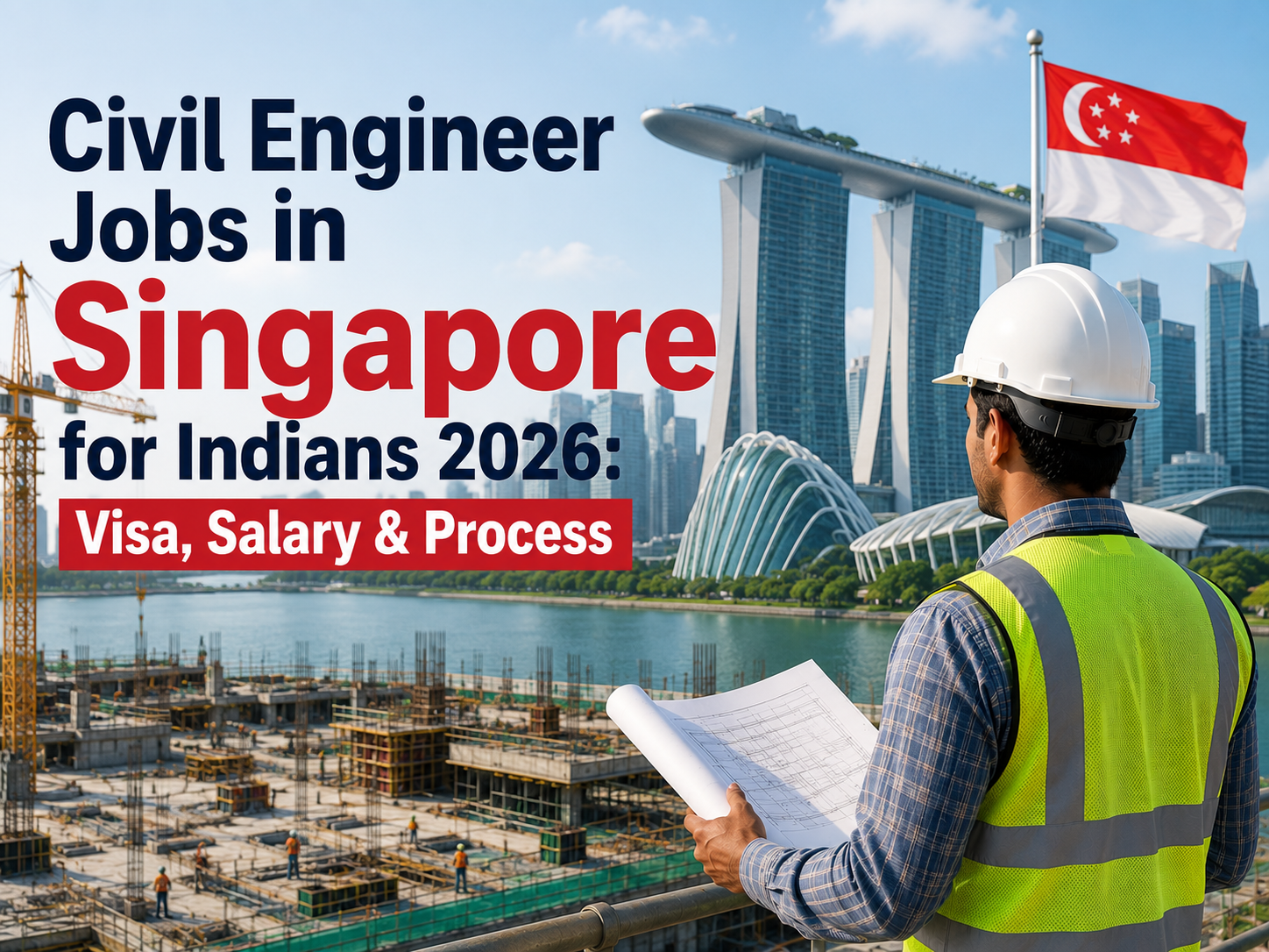 Civil Engineer Jobs in Singapore for Indians 2026: Visa, Salary & Process
